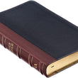 Load image into Gallery viewer, Personalized KJV Deluxe Gift Bible Two-Tone Brown and Black Full-Grain