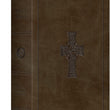 Load image into Gallery viewer, Personalized ESV Large Print Personal Size Bible TruTone Olive Celtic Cross Design