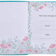 Load image into Gallery viewer, Personalized In The Light of His Glory Gift Book for Women Teal Faux Leather Flexcover