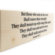 Load image into Gallery viewer, Isaiah 40:31 But Those Who Wait On The Lord Wood Decor