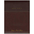 Load image into Gallery viewer, Personalized NIV Family Bible Red Letter Leathersoft Burgundy