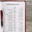 Load image into Gallery viewer, Personalized KJV Super Giant Print Reference Bible Indexed Red Letter Concordance Easy-to-Read Font