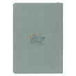 Load image into Gallery viewer, Walk By Faith 2 Corinthians 5:7 Teal Floral Faux Leather Zippered Journal