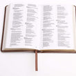 Load image into Gallery viewer, Personalized NKJV Compact Bible Brown Leathertouch