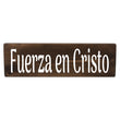 Load image into Gallery viewer, Fuerza en Cristo Spanish Wood Decor