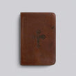 Load image into Gallery viewer, Personalized ESV Compact Bible TruTone Walnut Weathered Cross Design