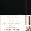 Load image into Gallery viewer, Personalized KJV Journal The Word Bible Large Print Hardcover Black King James Version
