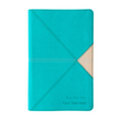 Load image into Gallery viewer, Personalized NASB Comfort Print Thinline Bible Soft Teal Leather Red Letter Edition
