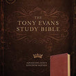 Load image into Gallery viewer, Personalized CSB Tony Evans Study Bible, British Tan LeatherTouch