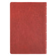 Load image into Gallery viewer, Personalized KJV Super Giant Print Holy Bible Full Grain Premium Leather Thumb Index Burgundy