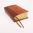 Load image into Gallery viewer, Personalized NIV Giant Print Compact Bible Red Letter Comfort Print Leathersoft Brown