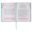 Load image into Gallery viewer, Personalized Custom Text Your Name Here I Am, Lord Devotional Teal Faux Leather