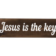 Load image into Gallery viewer, Jesus Is The Key Wood Decor