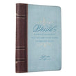Load image into Gallery viewer, Personalized Blessed Zippered Classic LuxLeather Journal