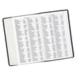 Load image into Gallery viewer, Personalized Bible KJV Giant Print Holy Bible Full Grain Premium Leather Thumb Index Black