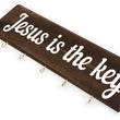 Load image into Gallery viewer, Jesus Is The Key Wood Decor