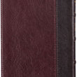 Load image into Gallery viewer, Personalized KJV Merlot & Burgundy Two-Tone Full Grain Leather Compact