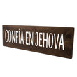 Load image into Gallery viewer, Confía En Jehova Spanish Wood Decor