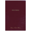 Load image into Gallery viewer, Personalized KJV Reference Bible Super Giant Print Red Letter Comfort Print Leather-Look Burgundy