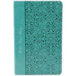 Load image into Gallery viewer, Personalized Bible NVI Santa Biblia Edición Regalo Turquesa (NVI Holy Bible Gift Edition Turquoise)
