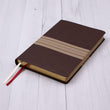 Load image into Gallery viewer, Personalized NIV Thinline Bible Large Print Leathersoft Chocolate/Tan New International Version