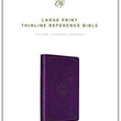 Load image into Gallery viewer, Personalized ESV Large Print Thinline Reference Bible Soft Leather-Look Purple