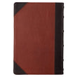 Load image into Gallery viewer, Personalized KJV Holy Bible Thinline Large Print Brown and Caramel Premium Full Grain Leather