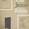 Load image into Gallery viewer, Personalized The Jesus Bible ESV Edition Cloth Over Board Gray