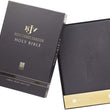 Load image into Gallery viewer, Personalized KJV Holy Bible Black Premium Leather Large Print Thinline