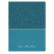 Load image into Gallery viewer, Personalized NKJV Beautiful Word Large Print Journaling Bible Soft Leather Turquoise