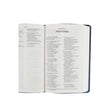 Load image into Gallery viewer, Personalized Custom Text Your Name NKJV Value Thinline Holy Bible Red Letter Edition Navy Blue Leathersoft New King James Version