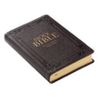 Load image into Gallery viewer, Personalized KJV Full Grain Premium Leather Thumb Index Dark Brown