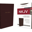 Load image into Gallery viewer, Personalized Custom Text NKJV Large Print Thinline Bible Leathersoft Burgundy New King James Version