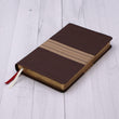 Load image into Gallery viewer, Personalized NIV Comfort Print Thinline Bible Leathersoft Chocolate/Tan New International Version