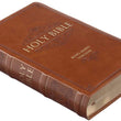 Load image into Gallery viewer, Personalized Custom Text Your Name KJV Holy Bible Giant Print Brown Faux Leather w/Ribbon Marker
