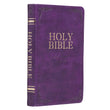 Load image into Gallery viewer, Personalized KJV Purple Faux Leather Deluxe Gift Bible Indexed King James Version