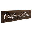 Load image into Gallery viewer, Confía en Dios Spanish Wood Decor