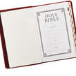 Load image into Gallery viewer, Personalized KJV Holy Bible Standard Bible Burgundy Top Grain Premium Leather Bible w/Thumb Index
