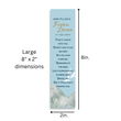 Load image into Gallery viewer, Christian Bookmark Packs How To Live A Fearless Lifestyle Poem, Inspirational Bookmark
