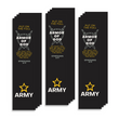 Load image into Gallery viewer, Christian Military Bookmark Packs U.S. Army with Bible Verse Ephesians 6:11 | Put on The Full Armor of God
