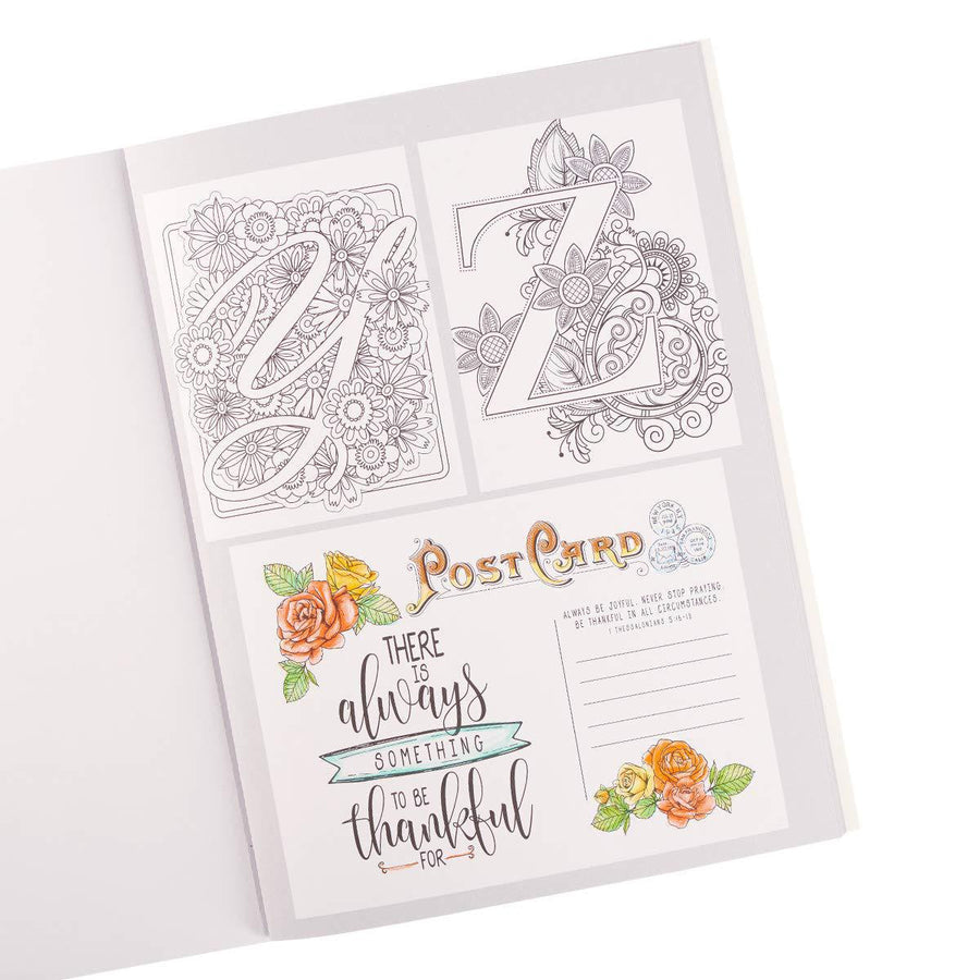 Letters to Live By Coloring Book