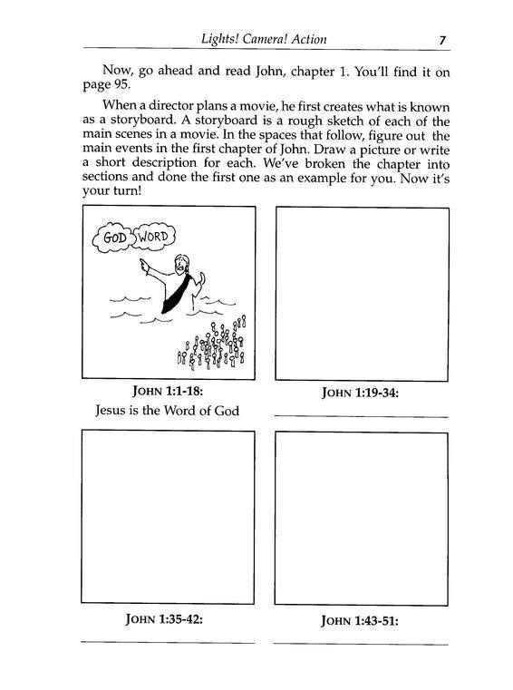 Discover 4 Yourself, Children's Bible Study Series: Jesus in the Spotlight (John Chapters 1-10)