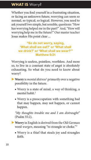 Worry [Hope For The Heart Series] - June Hunt