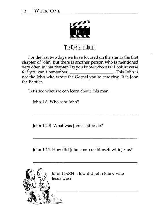 Discover 4 Yourself, Children's Bible Study Series: Jesus in the Spotlight (John Chapters 1-10)