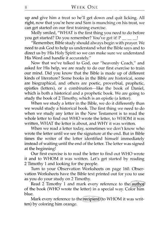 Discover 4 Yourself, Children's Bible Study Series: Becoming God's Champion (2 Timothy) -  Kay Arthur & Janna Arndt