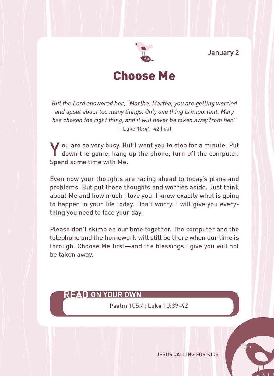 Jesus Calling: 365 Devotions for Kids, Girls Edition - Sarah Young