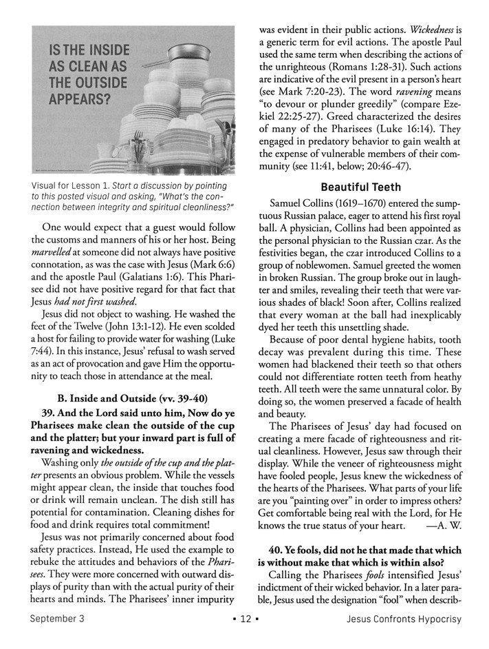 KJV Standard Lesson Commentary, Large Print Edition 2023-2024