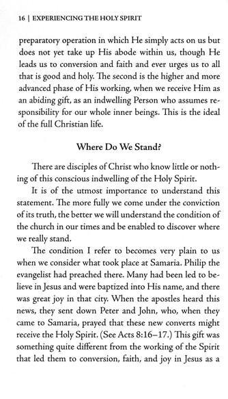 Experiencing the Holy Spirit - Andrew Murray