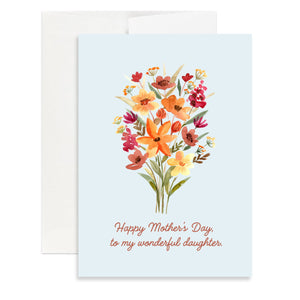 Christian Mother's Day Wonderful Daughter Greeting Card