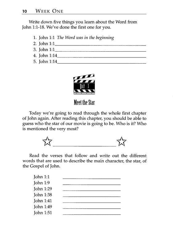 Discover 4 Yourself, Children's Bible Study Series: Jesus in the Spotlight (John Chapters 1-10)